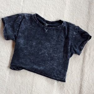 🌫Charcoal Crop Top🌫 NWOT